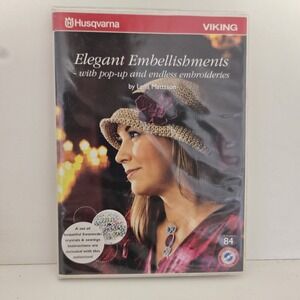 Embroidery Designs 2  Floppy Disk /CDs for Husqvarna Embellishments Fantasy Town